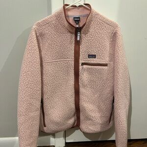 Patagonia Light Pink Fleece Performance Jacket